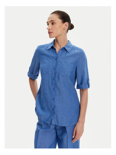 Olsen Риза 12002121 Син Regular Fit