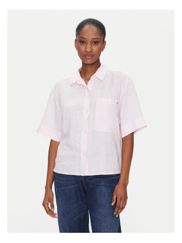 Tommy Hilfiger Риза WW0WW44720 Розов Relaxed Fit