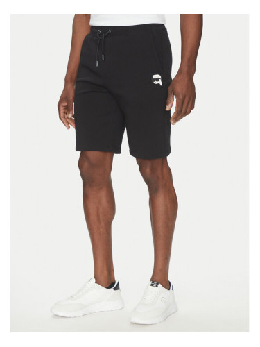 KARL LAGERFELD Спортни шорти 705014 552900 Черен Regular Fit