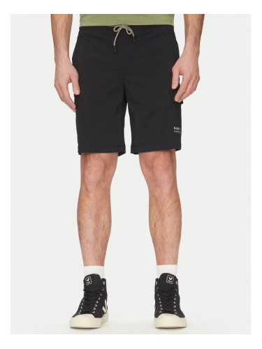 Blend Спортни шорти 20717891 Черен Regular Fit