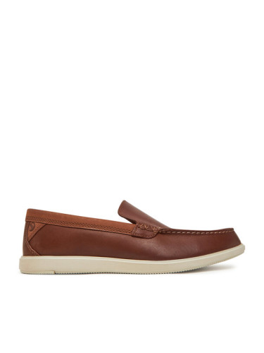 Clarks Мокасини Bratton Loafer 26181279 Кафяв