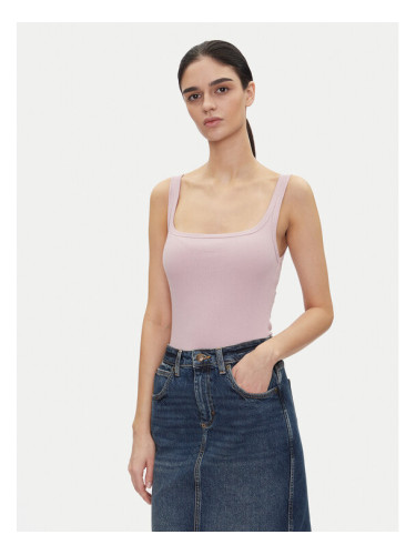 Lee топ Square 112363644 Виолетов Slim Fit