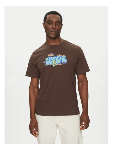 Element Тишърт ELYZT00512 Кафяв Relaxed Fit