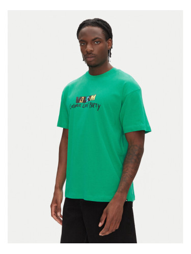 Volcom Тишърт Bob Moleema A4312554 Зелен Loose Fit