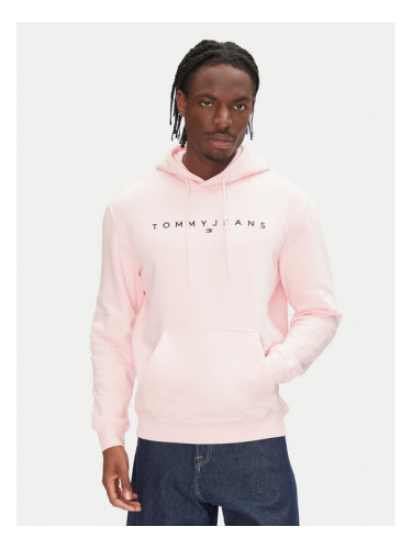 Tommy Jeans Суитшърт DM0DM20746 Розов Regular Fit