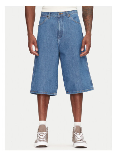 Wrangler Дънкови шорти Jort 112362509 Син Oversize