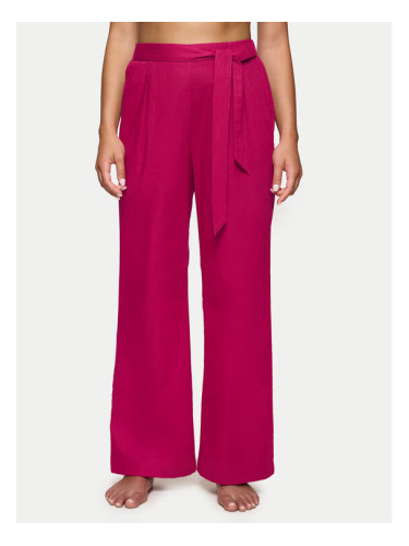 Triumph Текстилни панталони Summer 10222571 Розов Relaxed Fit