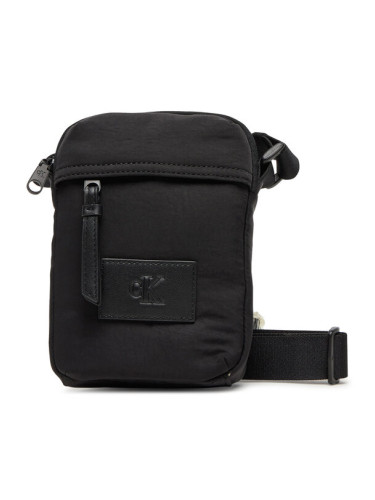 Calvin Klein Jeans Мъжка чантичка Metro Nylon Reporter Bag LV04G3089G Черен