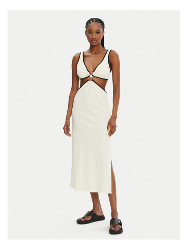 Seafolly Лятна рокля Beach Bound 55111-DR Екрю Slim Fit