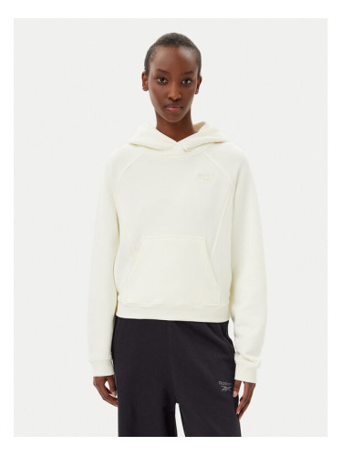 Reebok Суитшърт Icon Elements 100214102 Екрю Regular Fit