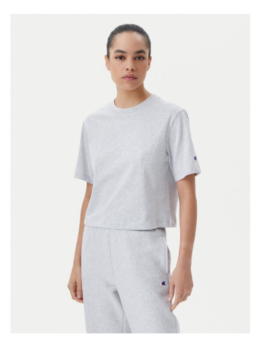 Champion Тишърт 117874 Сив Regular Fit