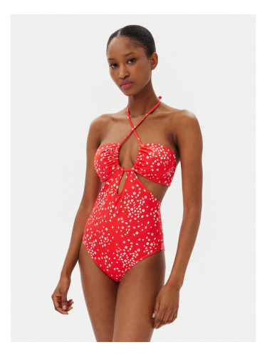 Roxy Бански костюм Pt Beach Classics ERJX103701 Червен
