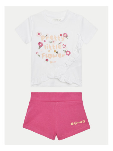 Guess Детски комплект A5GG07 K6YW4 Бял Regular Fit