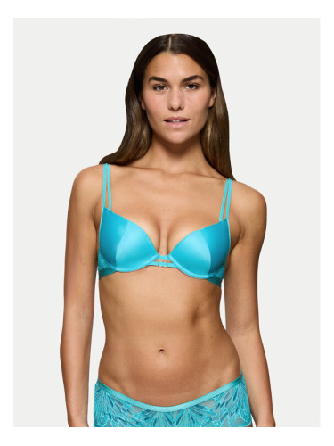 Triumph Сутиен push-up Crazy Stupid Love 10222374 Син
