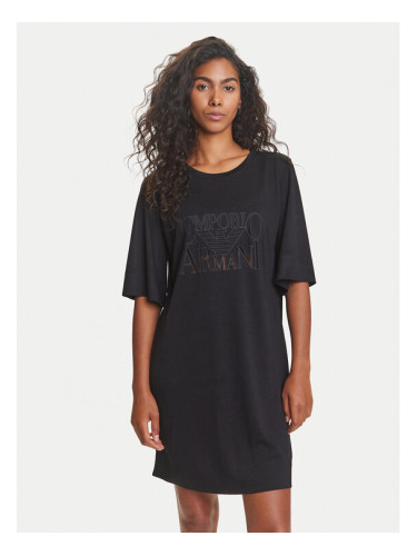 Emporio Armani Ежедневна рокля EW000618 AF12187 UC001 Черен Loose Fit