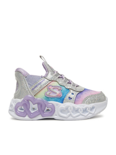 Skechers Сникърси Infinite Heart Lights-Eternal Shimmer 303755N/SMLT Сребрист