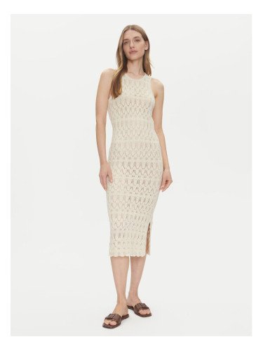 Vero Moda Лятна рокля Fabienne 10317250 Бежов Slim Fit