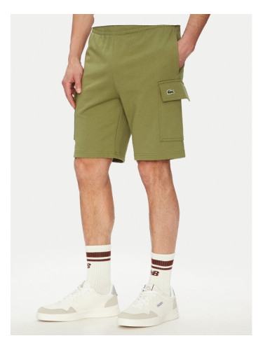 Lacoste Спортни шорти GH9743 Каки Regular Fit