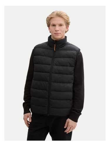 Tom Tailor Denim Елек 1043826 Черен Regular Fit