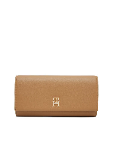 Tommy Hilfiger Портфейл Th Legacy Flap Lrg Wallet AW0AW17267 Кафяв