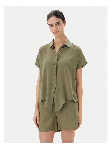 Vero Moda Риза Thea 10333794 Зелен Loose Fit