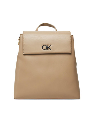 Calvin Klein Раница Ck Flap Backpack With Conv Strap K60K613038 Бежов