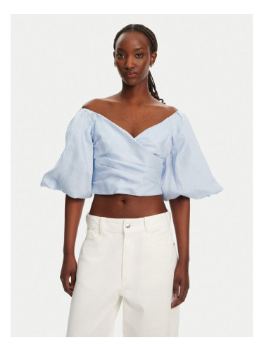 Bardot Блуза Eva Linen 57892TB2 Светлосиньо Regular Fit