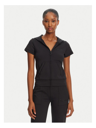 Juicy Couture Суитшърт Active JCSAS125402 Черен Slim Fit