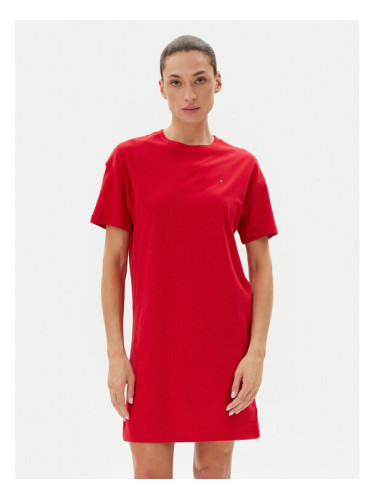 Tommy Hilfiger Нощница UW0UW05767 Червен Regular Fit