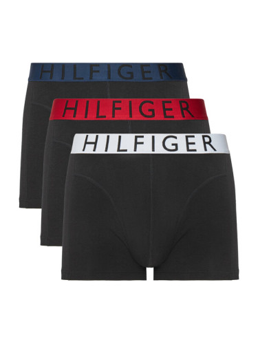Tommy Hilfiger Комплект 3 чифта боксерки UM0UM03465 Черен