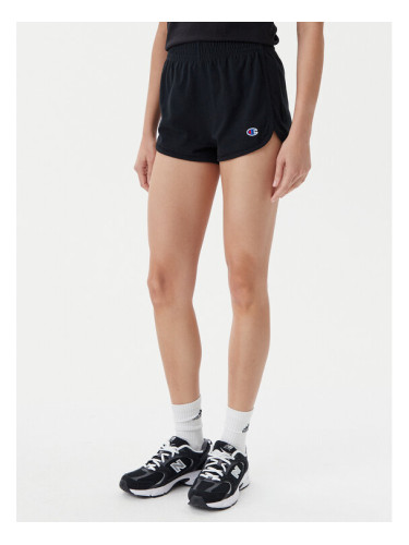 Champion Спортни шорти 117873 Черен Regular Fit