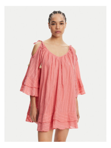 Devotion TWINS Лятна рокля Amazing 025.357G Коралов Loose Fit