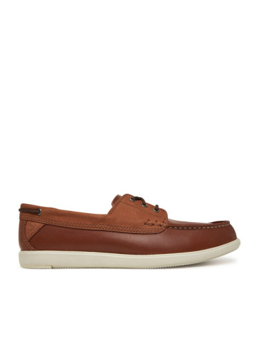 Clarks Мокасини Bratton Boat 26181273 Кафяв