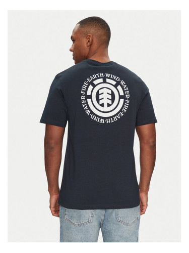 Element Тишърт ELYZT00490 Тъмносин Regular Fit