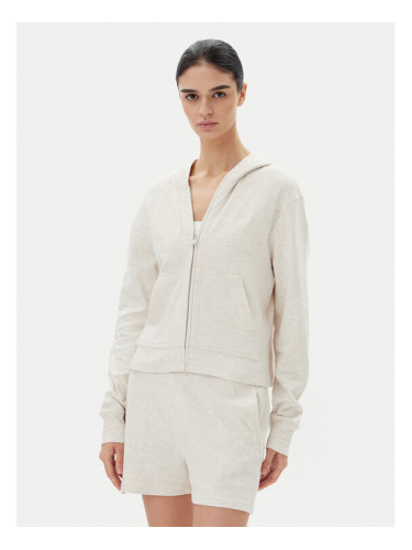 Calvin Klein Underwear Суитшърт LV00QS7504 Бежов Regular Fit