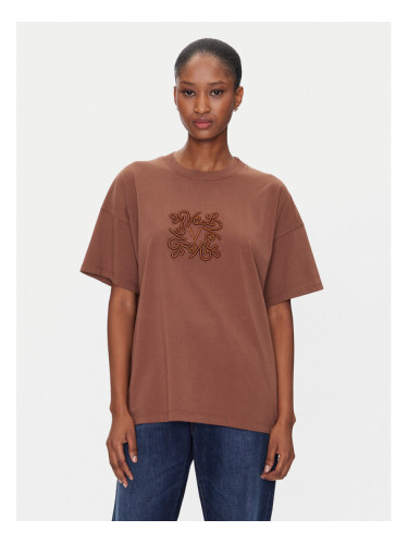 ViCOLO Тишърт RD0119 Кафяв Regular Fit