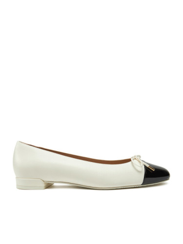 Stuart Weitzman Балеринки Sleek Bow Flat SG888 Екрю