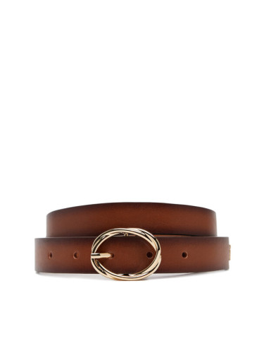 Tommy Hilfiger Дамски колан Th Chic 2.5 Burnished AW0AW17252 Кафяв