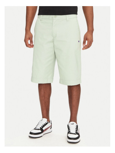 Champion Спортни шорти 220765 Зелен Standard Fit