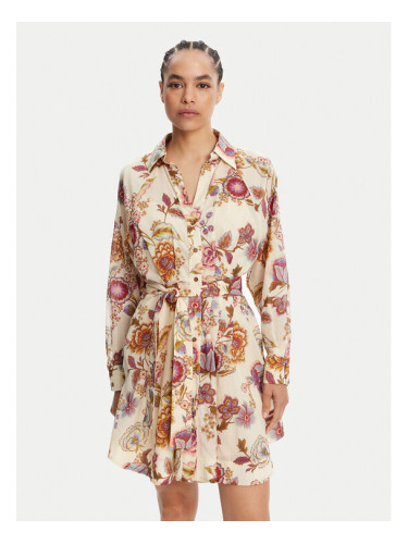 Devotion TWINS Рокля тип риза Lemon 025.316G Бежов Loose Fit