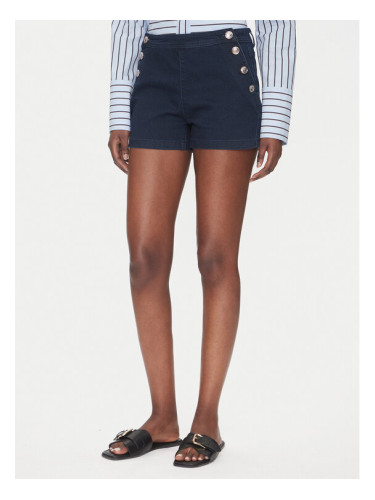 Morgan Дънкови шорти 241-SHIVAL Тъмносин Slim Fit