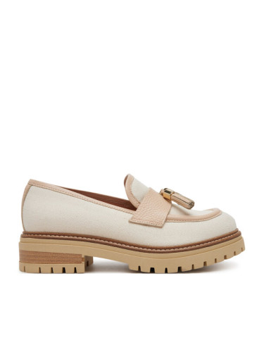 Pollini лоуфъри с дебела подметка SA10144G1MTO112A Екрю