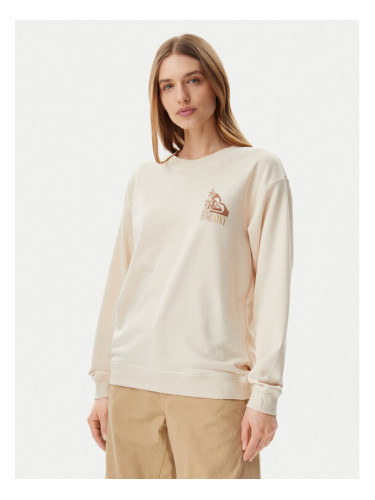 Roxy Суитшърт ERJFT04963 Бежов Regular Fit