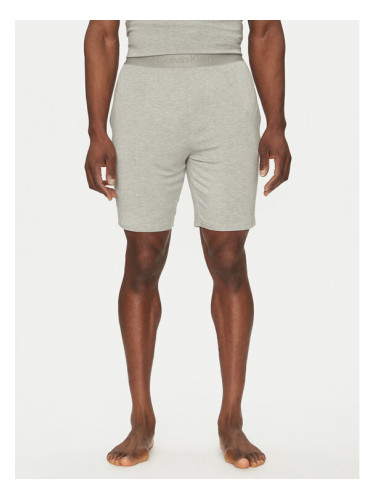 Calvin Klein Underwear Пижамени шорти LV00NM2824 Сив Regular Fit