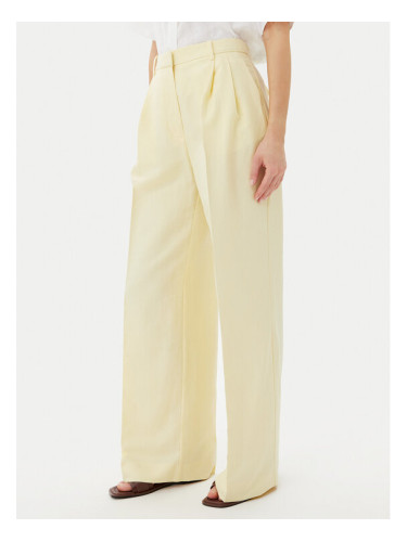 Tommy Hilfiger Текстилни панталони WW0WW45460 Жълт Relaxed Fit