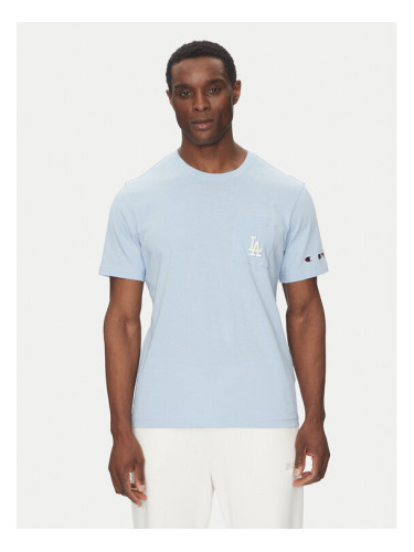 Champion Тишърт 221038 Светлосиньо Regular Fit
