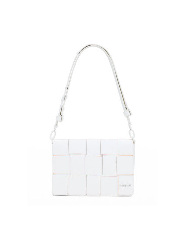 Desigual Дамска чанта Yoko Blacno 25SAXPAQ Бял