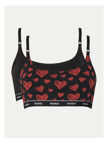 HUGO Комплект 2 сутиен-топове 50495872 Черен