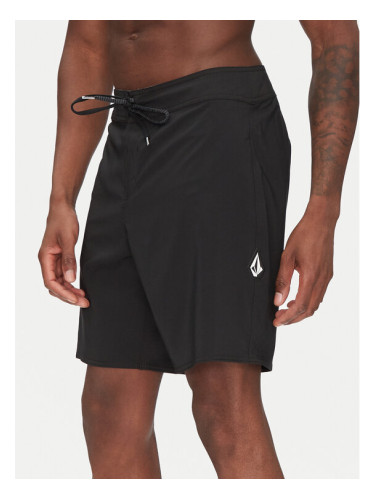 Volcom Плувни шорти Lido Solid A0812416 Черен Regular Fit