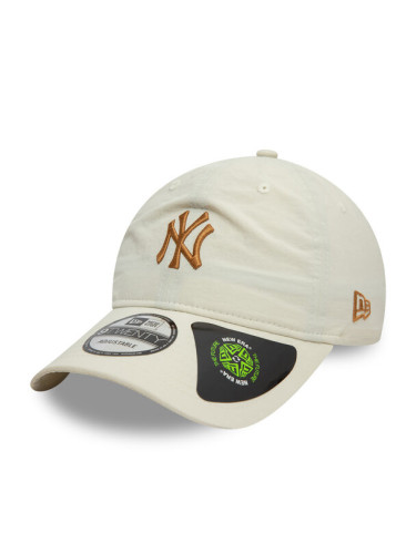 New Era Шапка с козирка New York Yankees Recycled 9Twenty 60595203 Екрю